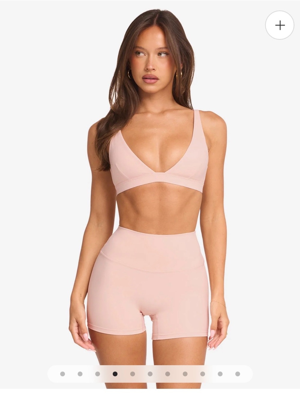 CSB contour Crop in Blush